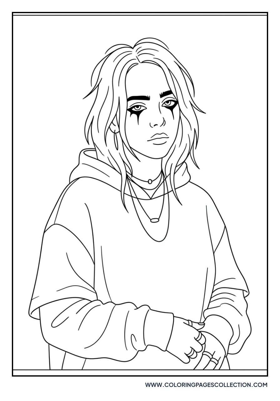 Billie Eilish Emo Style