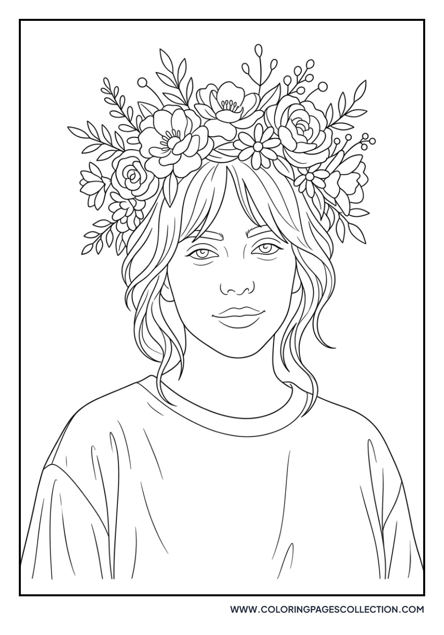 Billie Eilish Flower Crown