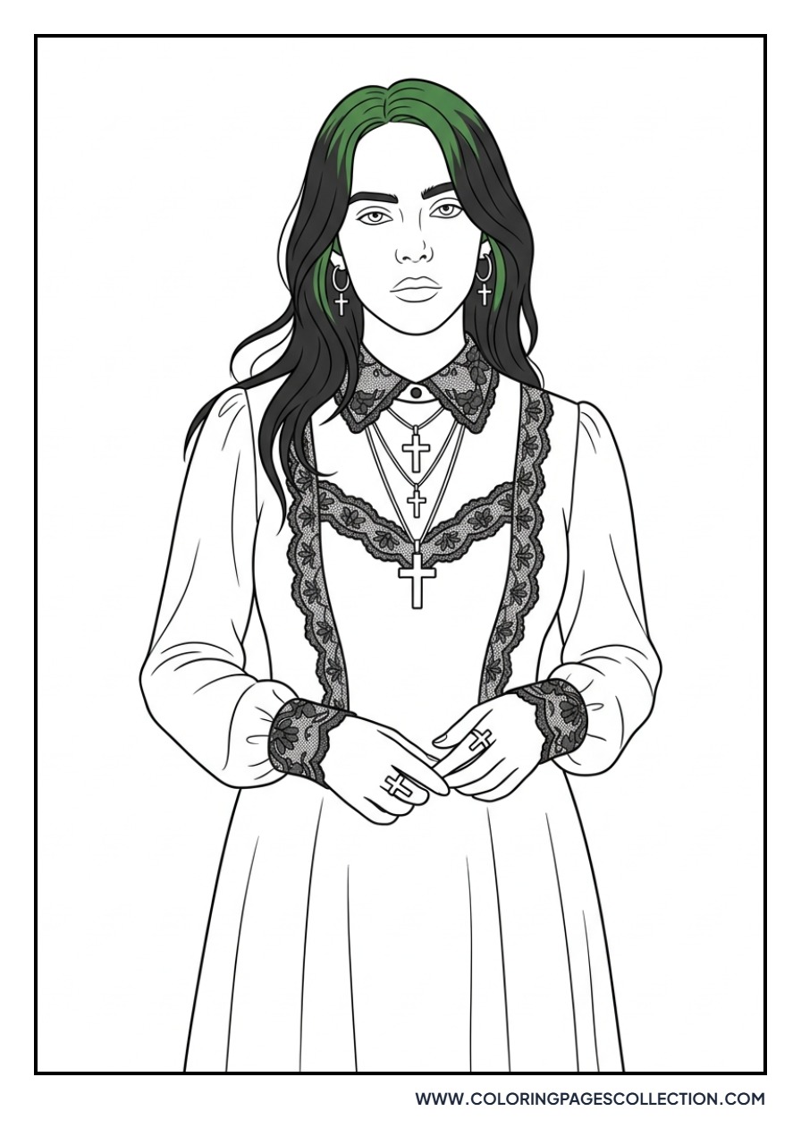 Billie Eilish Gothic Aesthetic