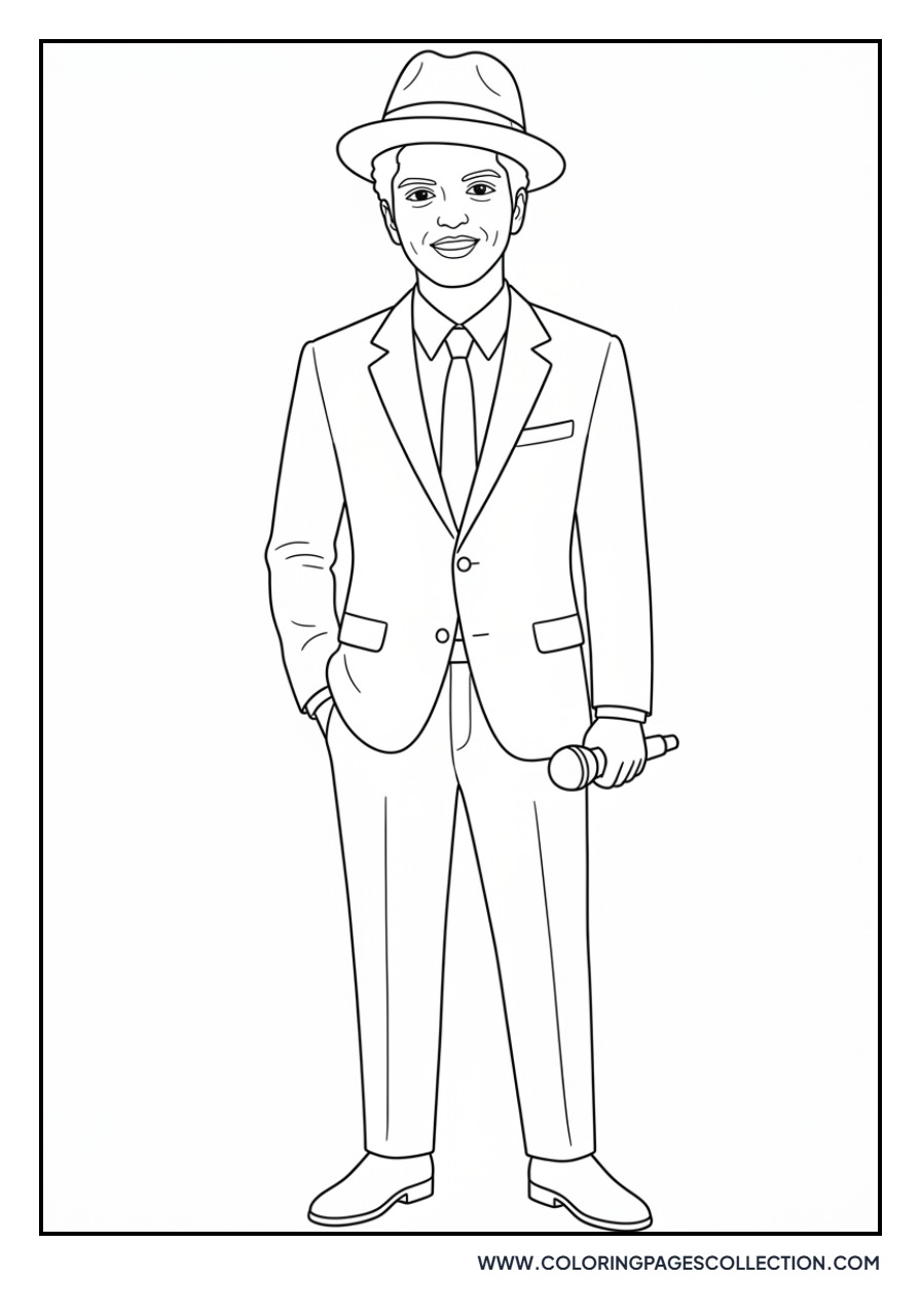 Bruno Mars in a Classic Suit