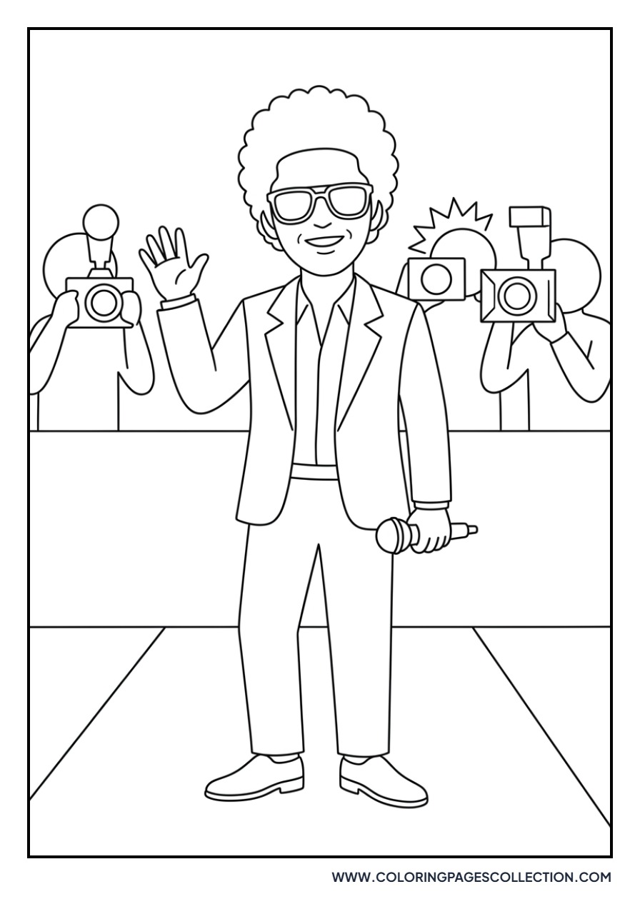 Bruno Mars Red Carpet Look