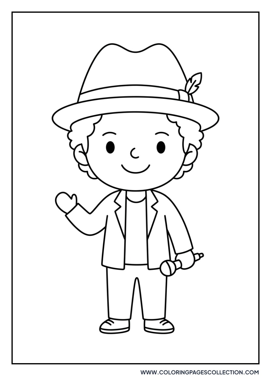 Cartoon Bruno Mars for Kids