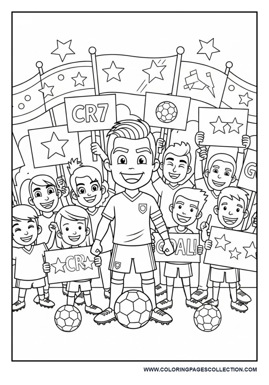 Cristiano Ronaldo and His Fan Club