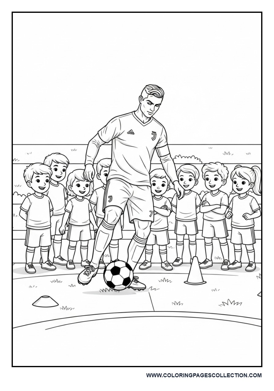 Cristiano Ronaldo Demonstrating Ball Control