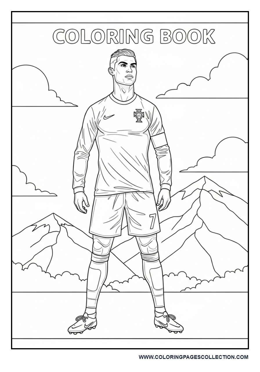 Cristiano Ronaldo Looking Toward Victory