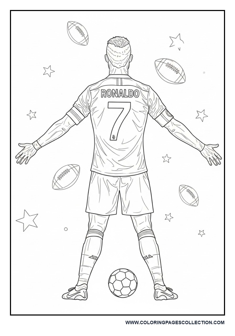 Cristiano Ronaldo Number 7 Jersey Showcase