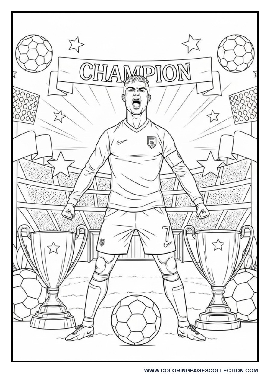 Cristiano Ronaldo Ultimate Football Legend Scene