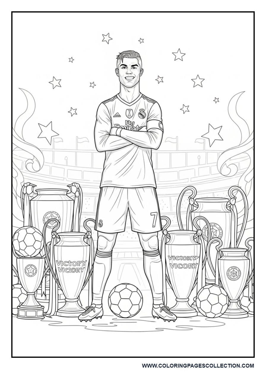 Cristiano Ronaldo with Inspirational Sports Symbols