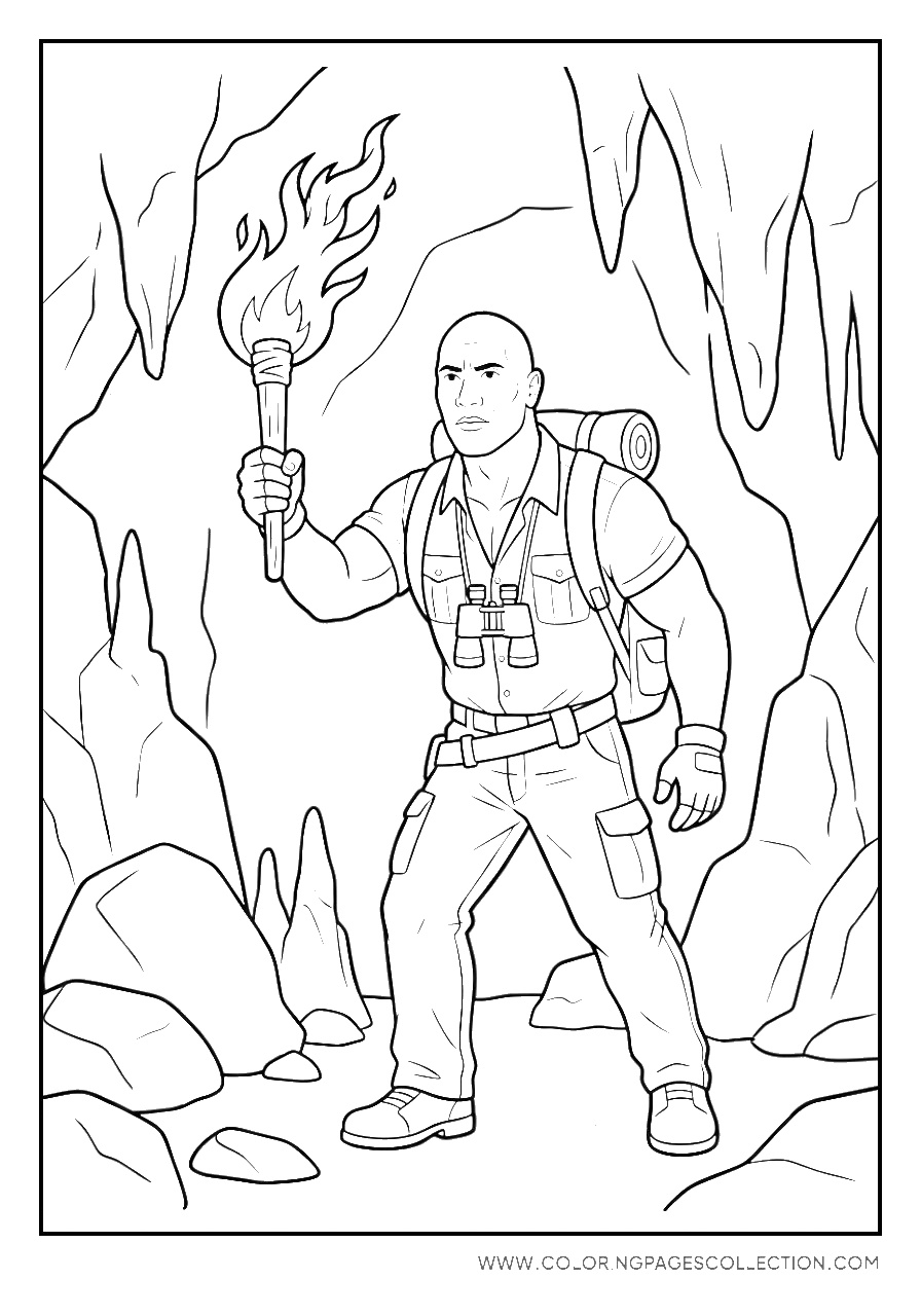 Bravestone Holding a Torch