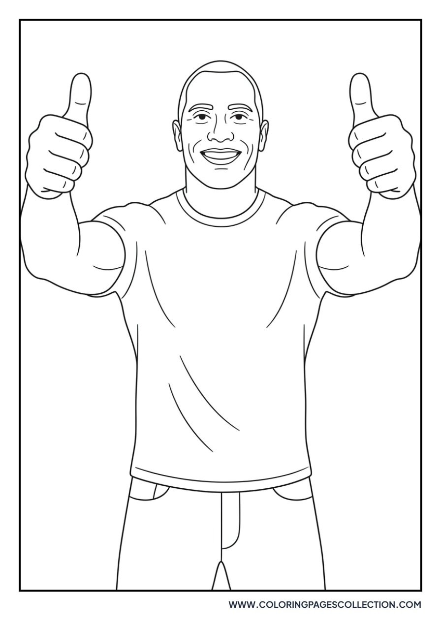 Dwayne Johnson Thumbs Up