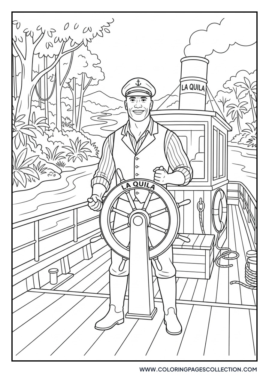 Frank Wolff on the Boat