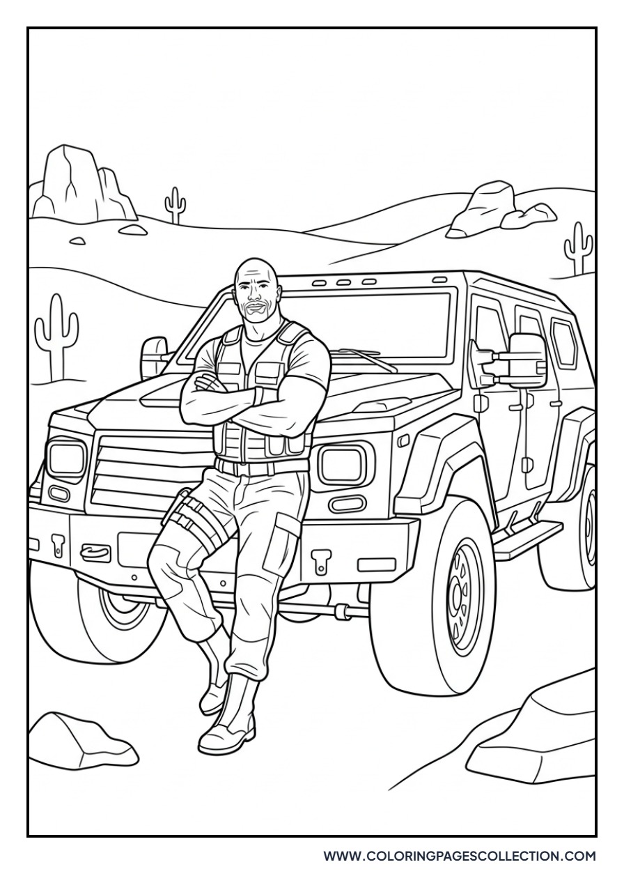 Hobbs Leaning on Truck