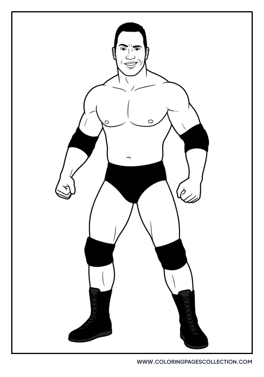 The Rock with Short Hair