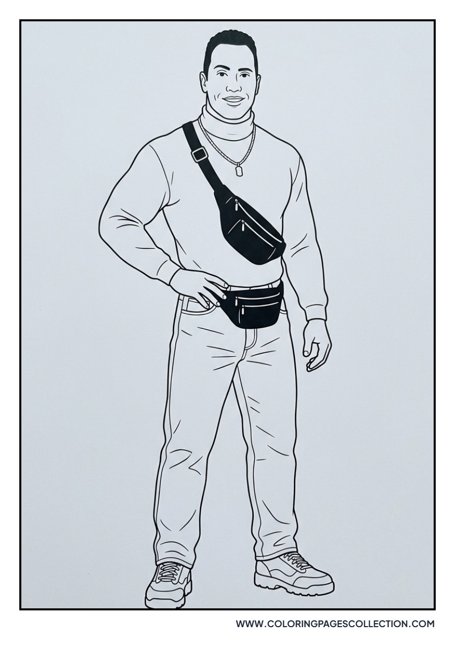 Young Dwayne 90s Outfit