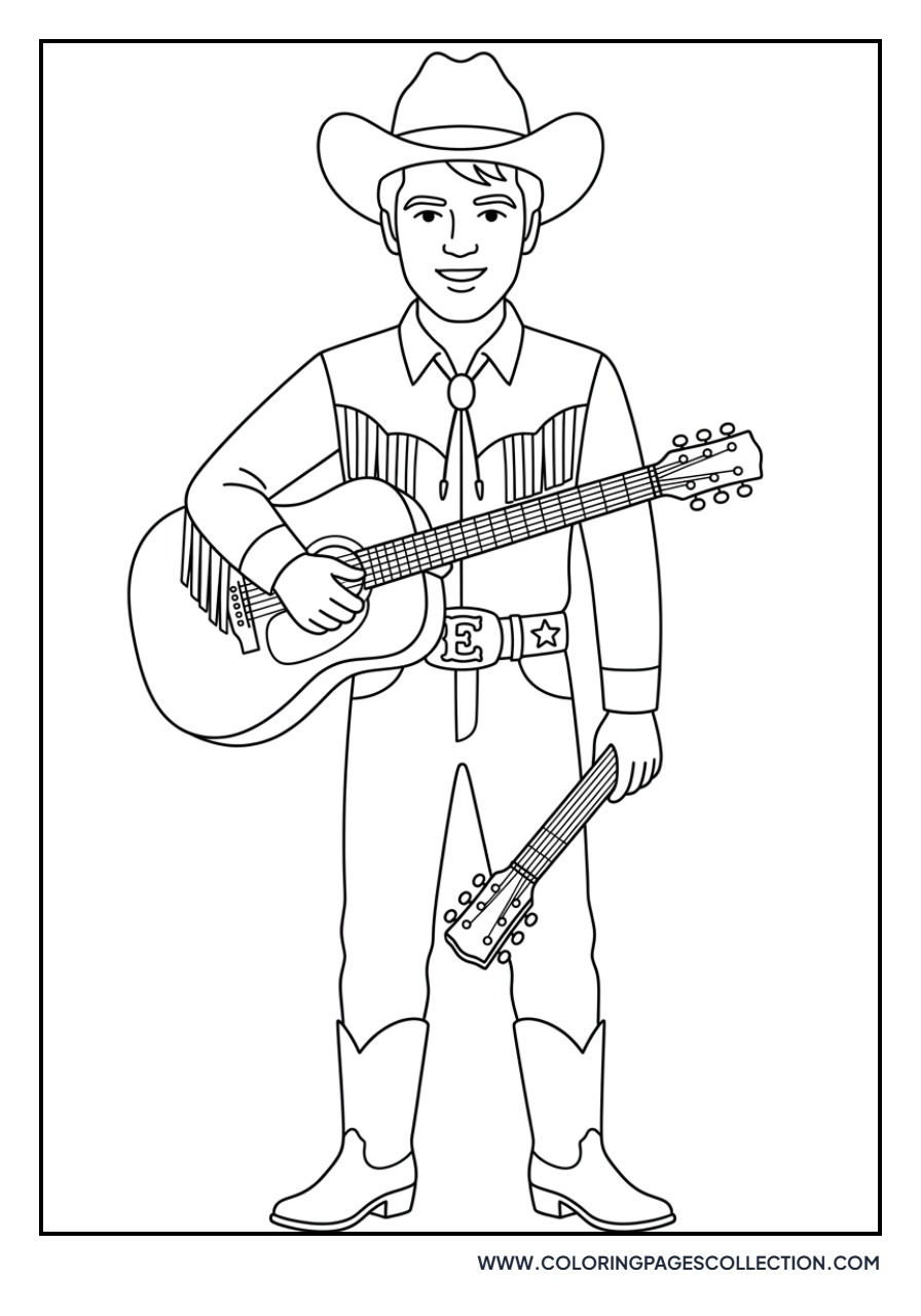 Elvis as a Cowboy