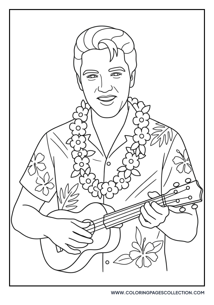 Elvis Blue Hawaii Lei