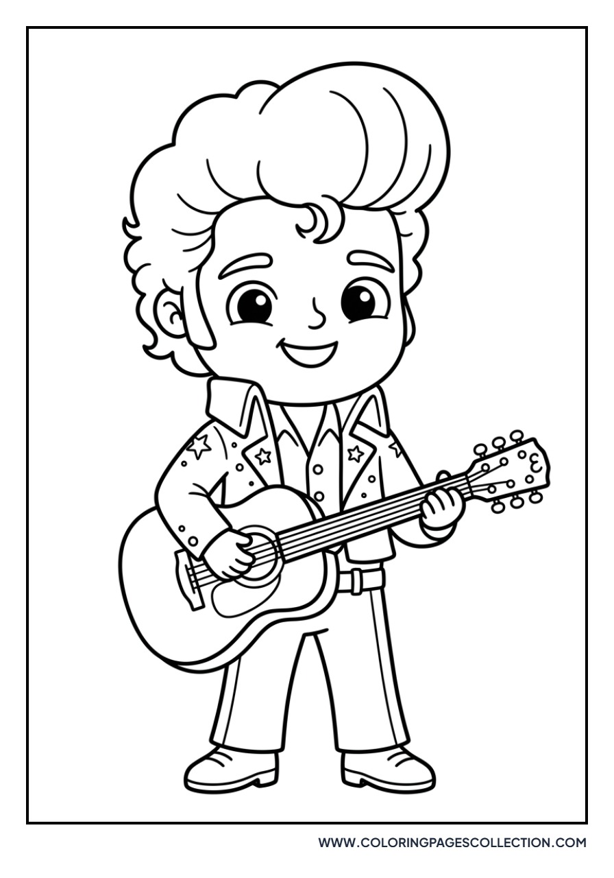 Elvis Cartoon Style