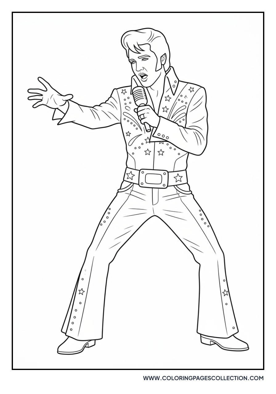 Elvis Iconic Hand Pose