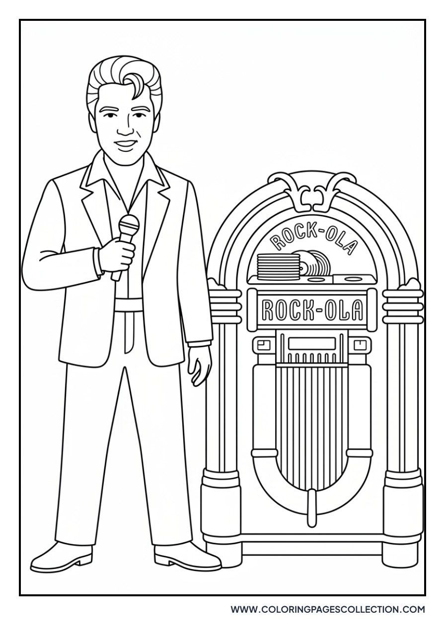 Elvis with Jukebox