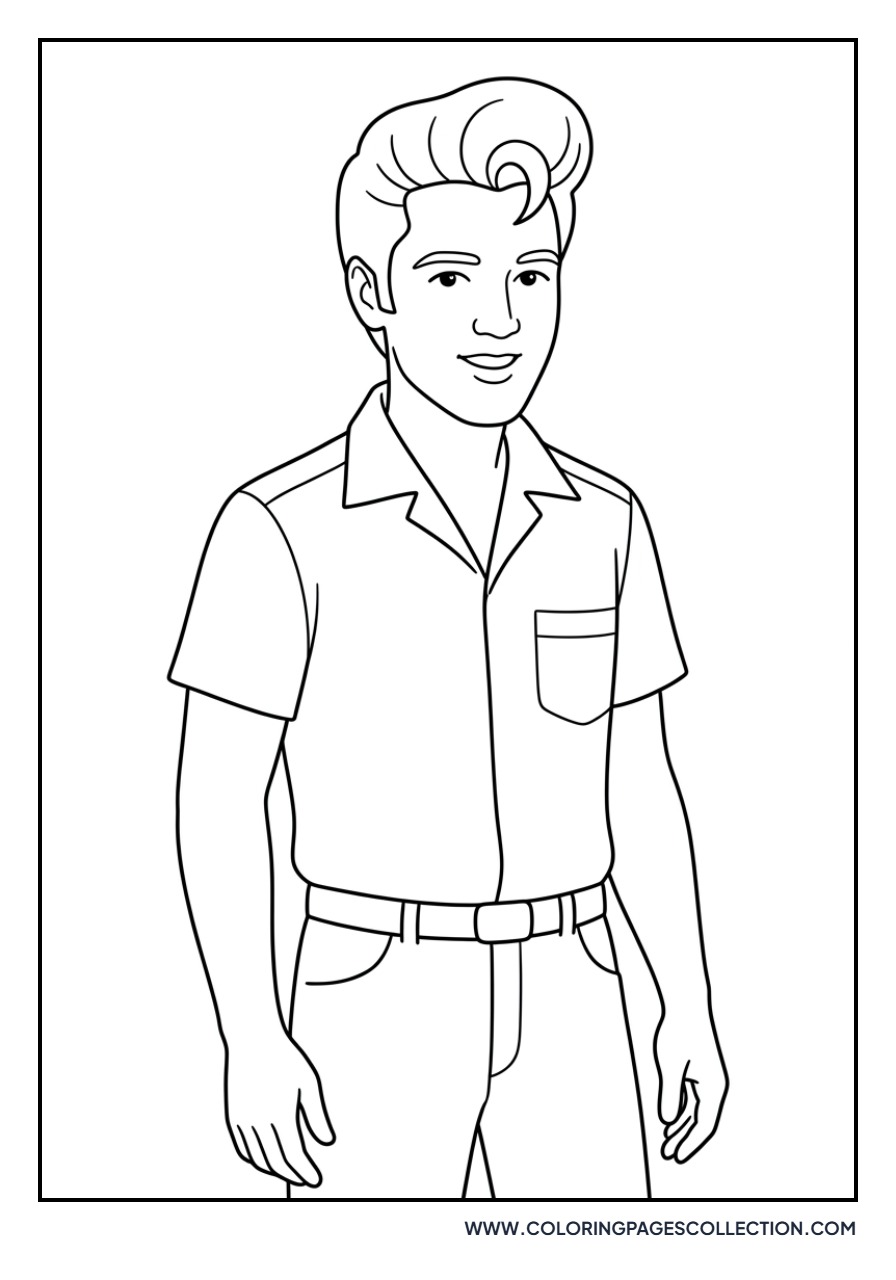 Young Elvis Rockabilly Style