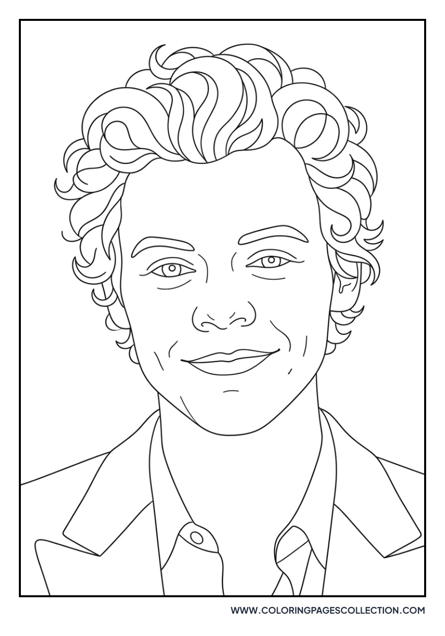Harry Styles Curly Hair