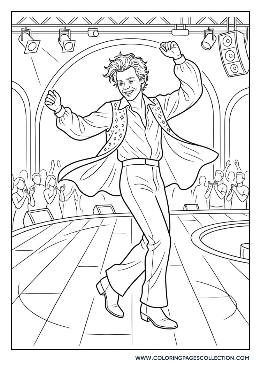 Harry Styles Dancing Stage