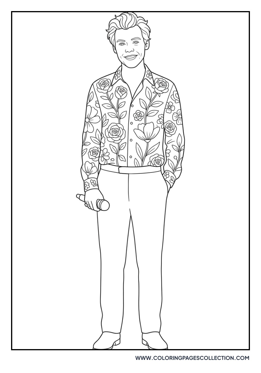 Harry Styles Floral Shirt