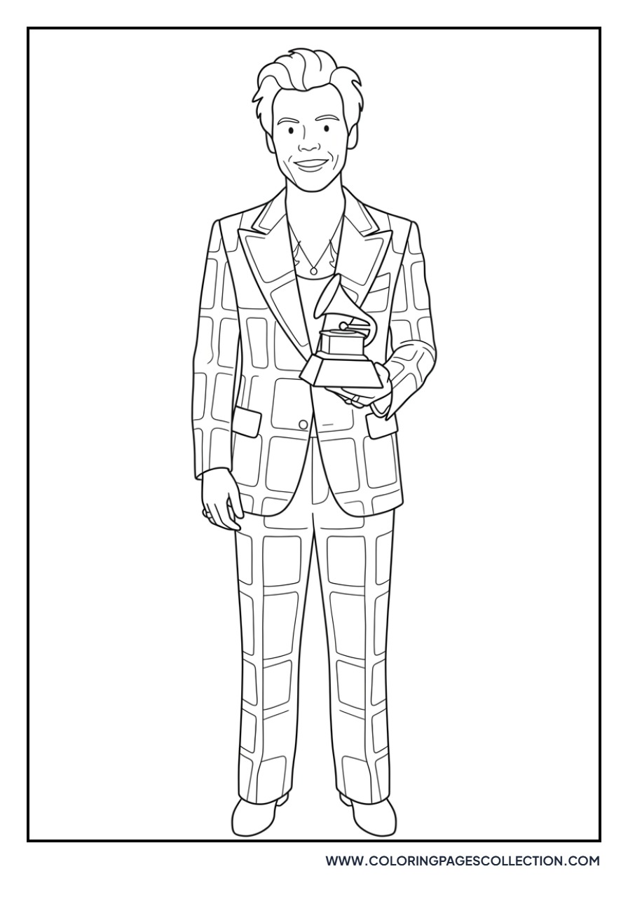 Harry Styles Grammy Look