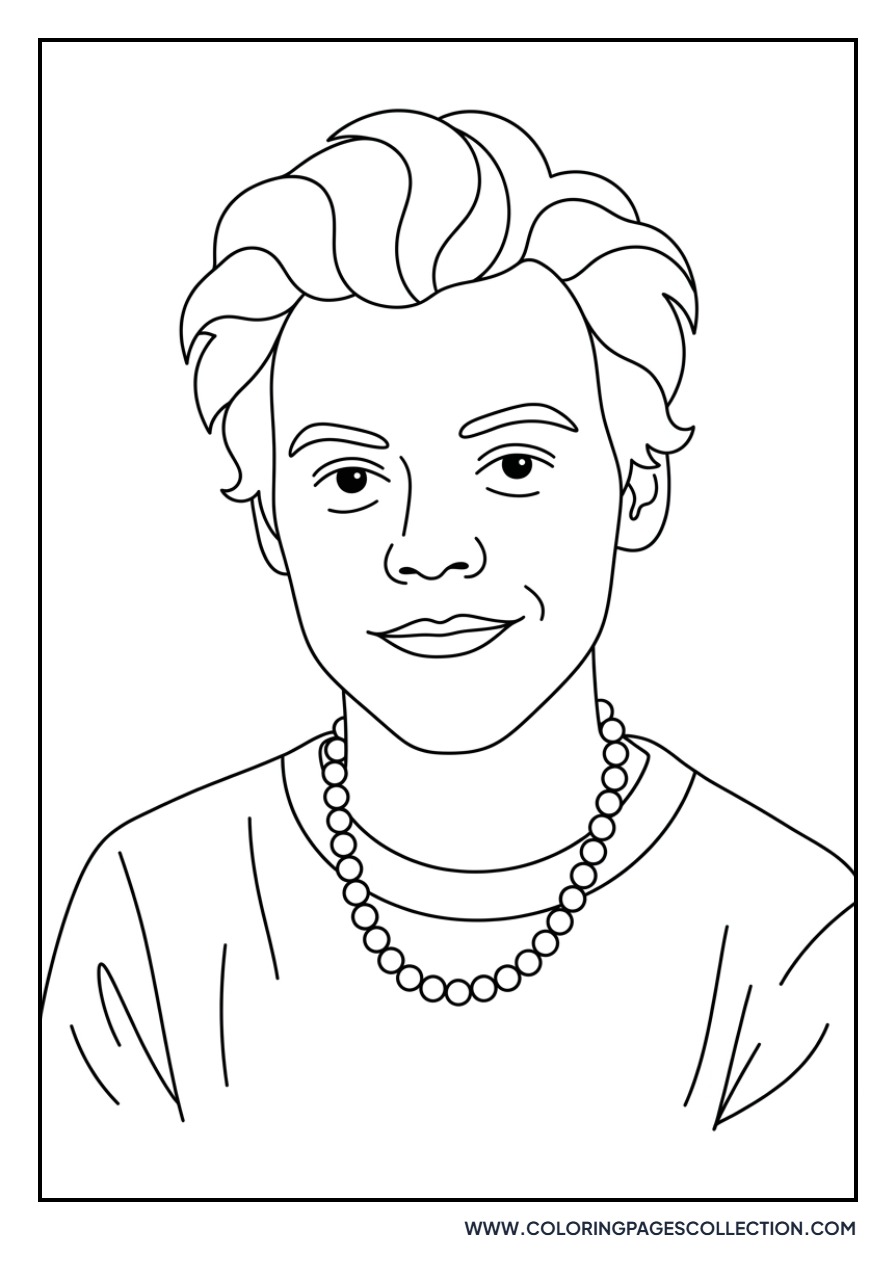Harry Styles Pearl Necklace