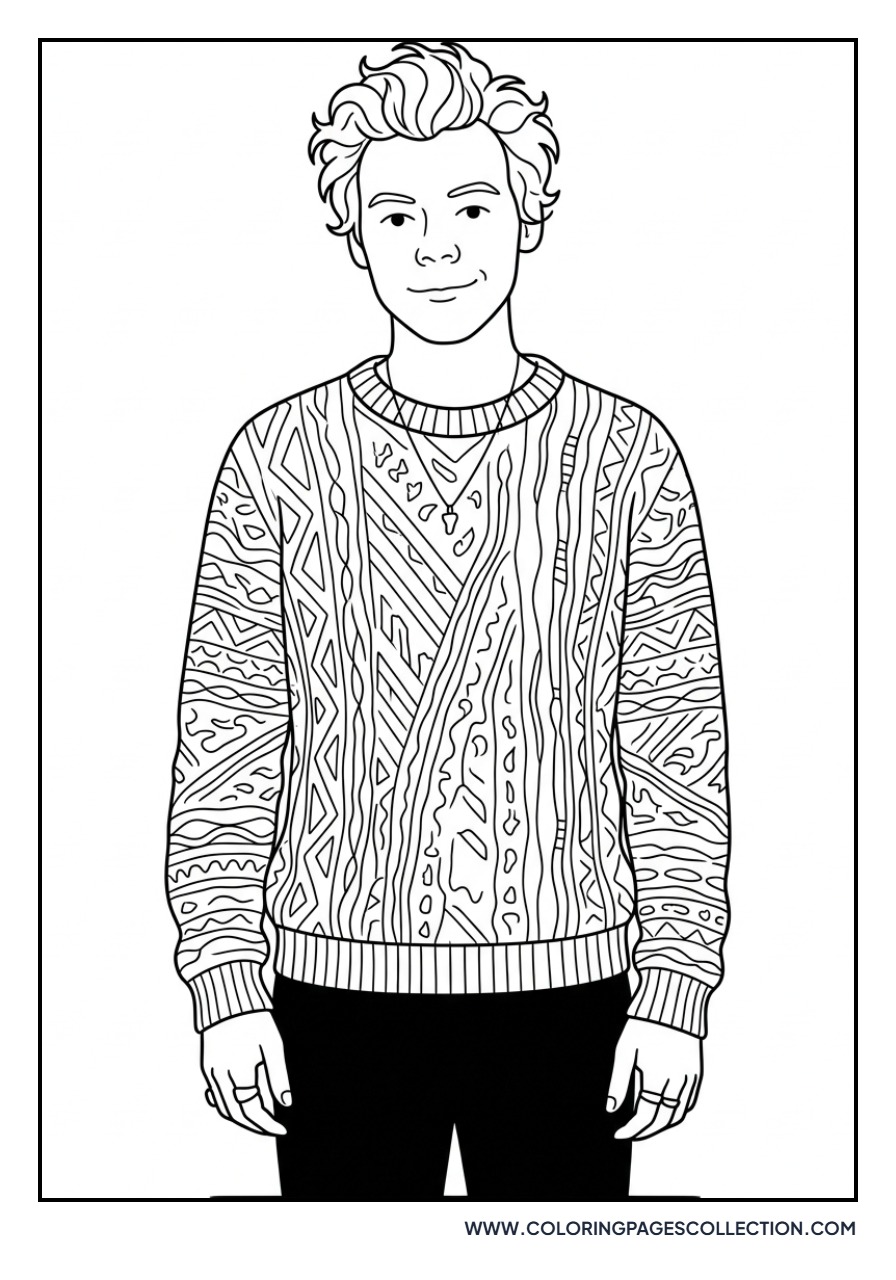 Harry Styles Retro Sweater