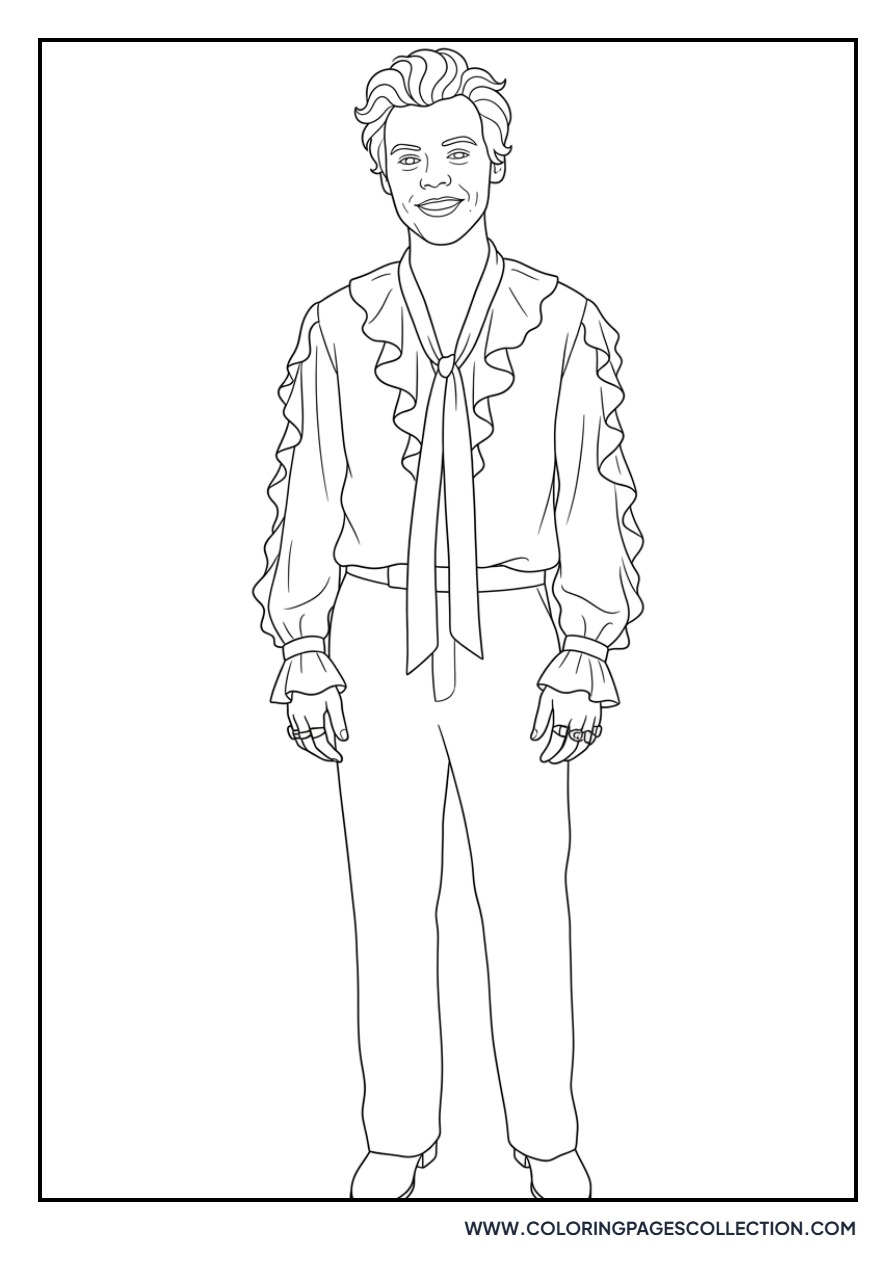 Harry Styles Satin Shirt