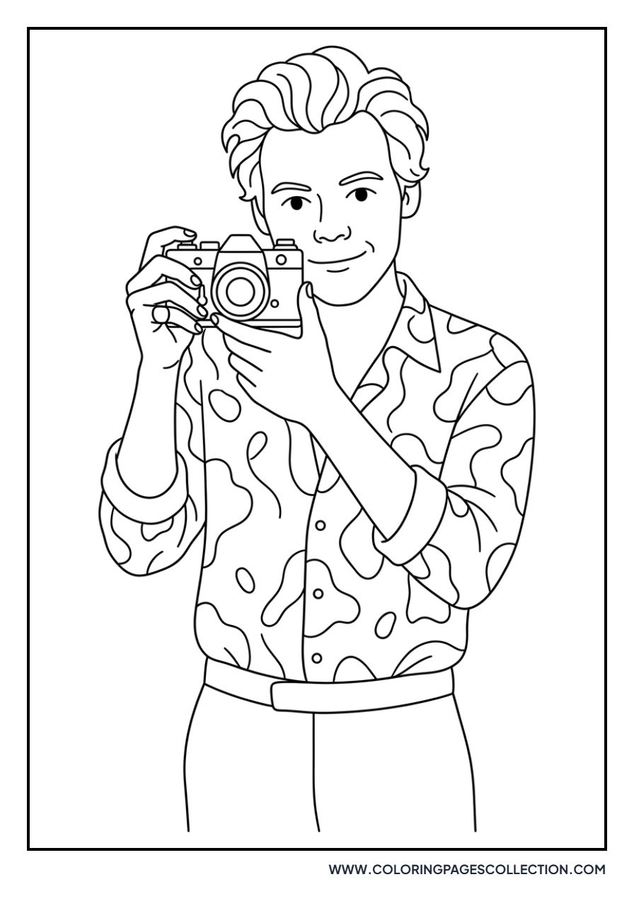 Harry Styles Vintage Camera