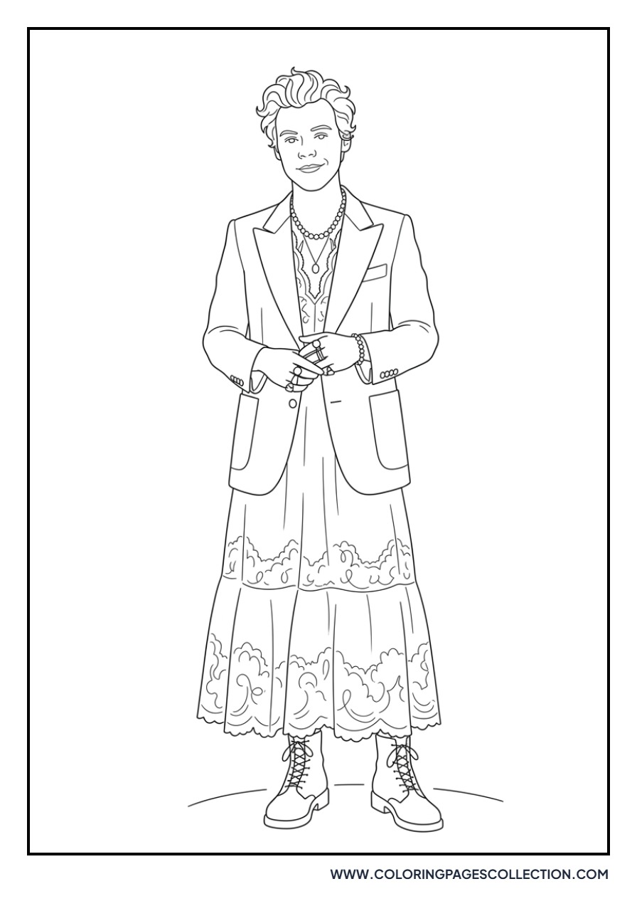 Harry Styles Vogue Dress