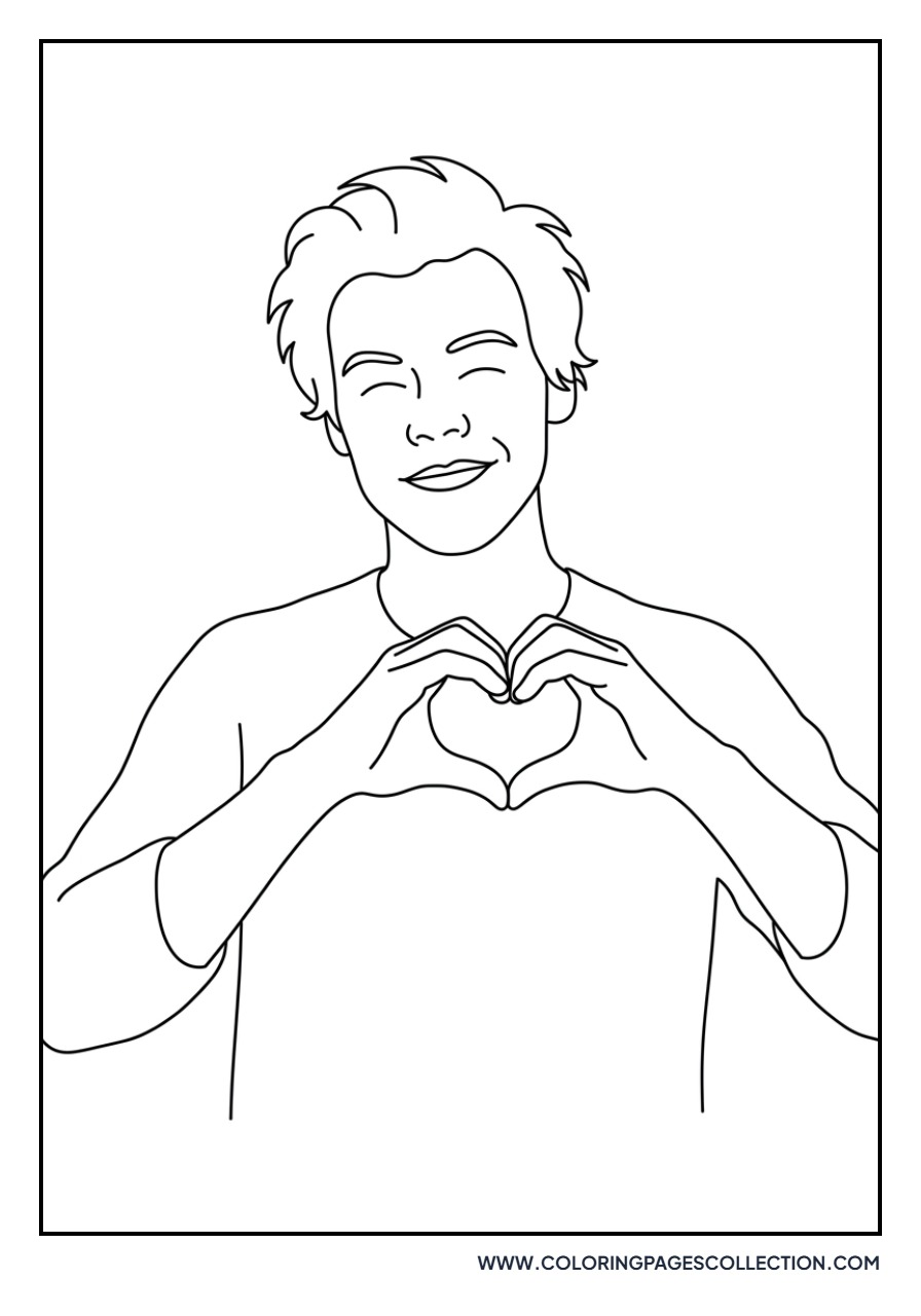 Harry Styles with a Heart