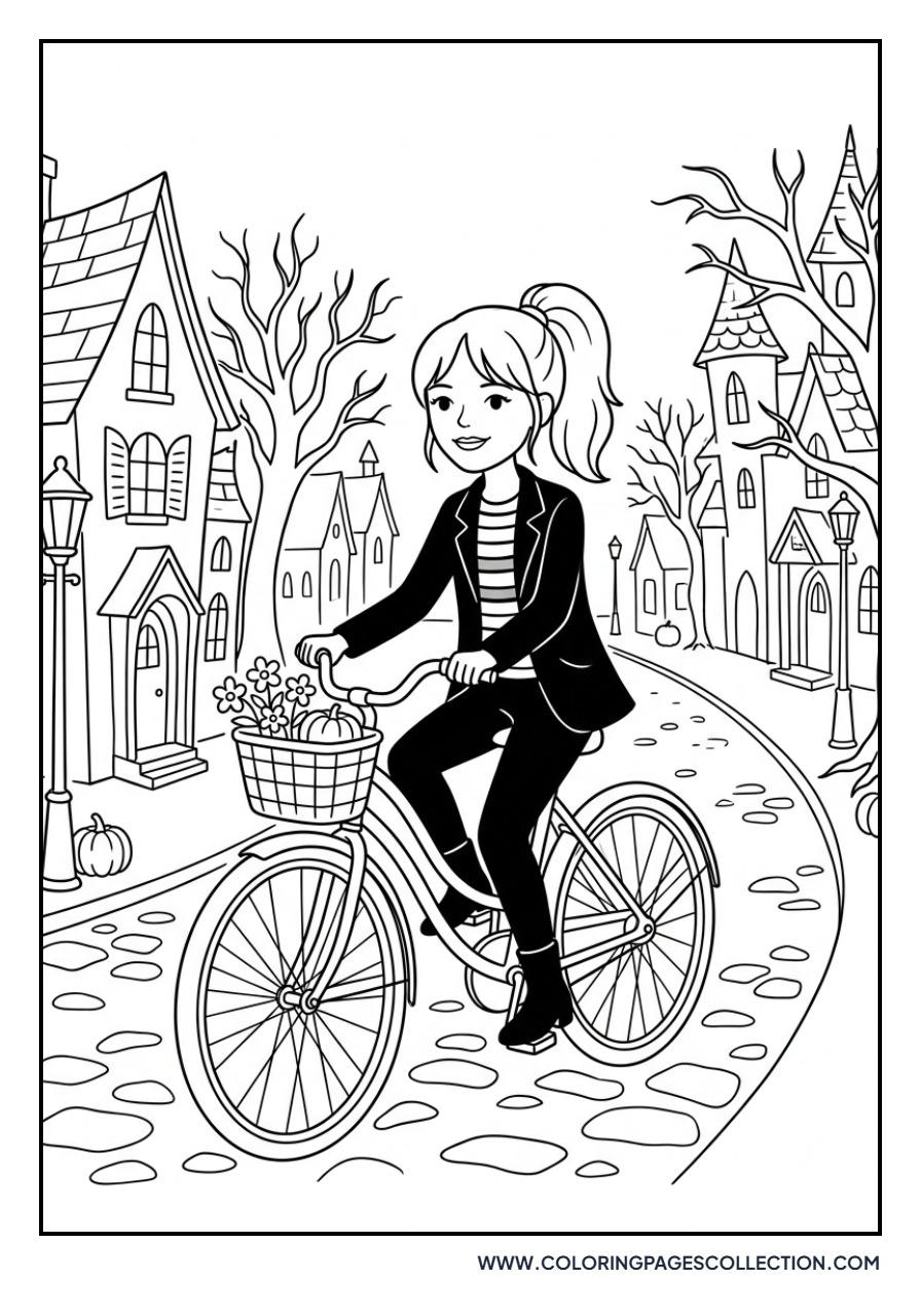 Jenna Ortega as Astrid on Bike