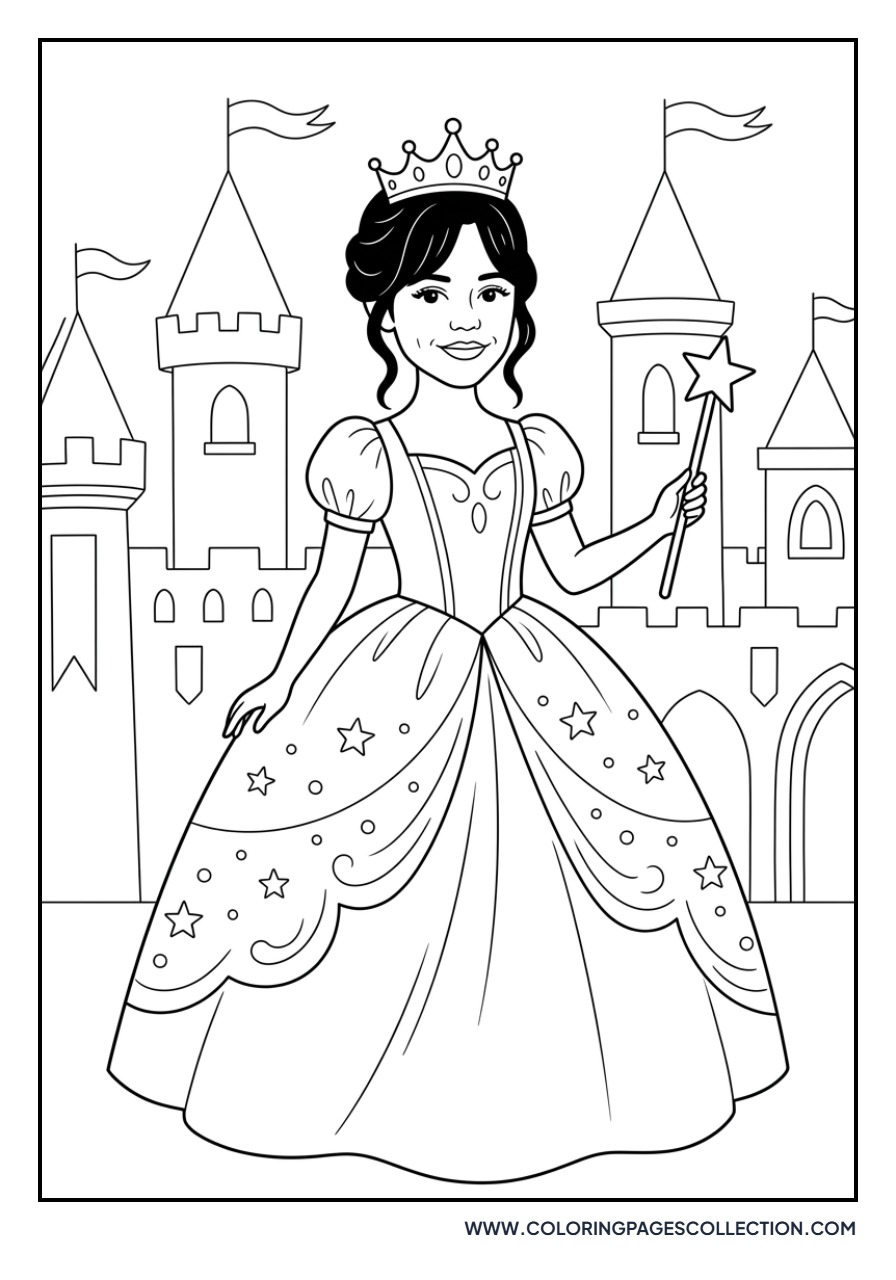 Jenna Ortega Fairytale Princess