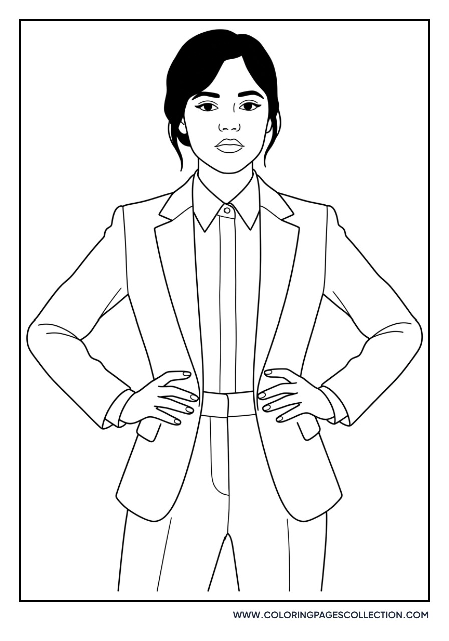 Jenna Ortega Modern Suit