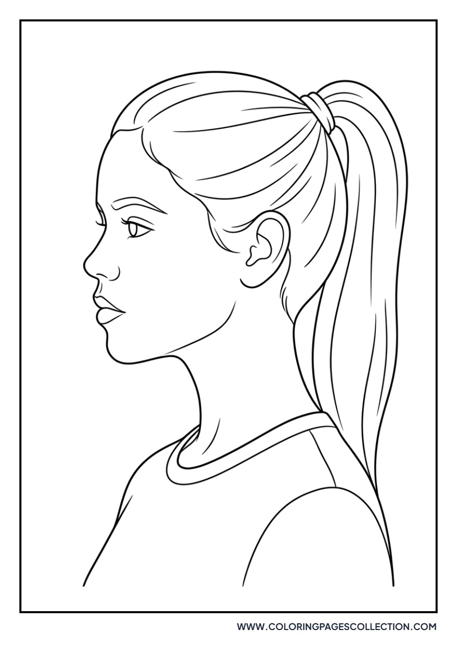 Jenna Ortega Side Profile
