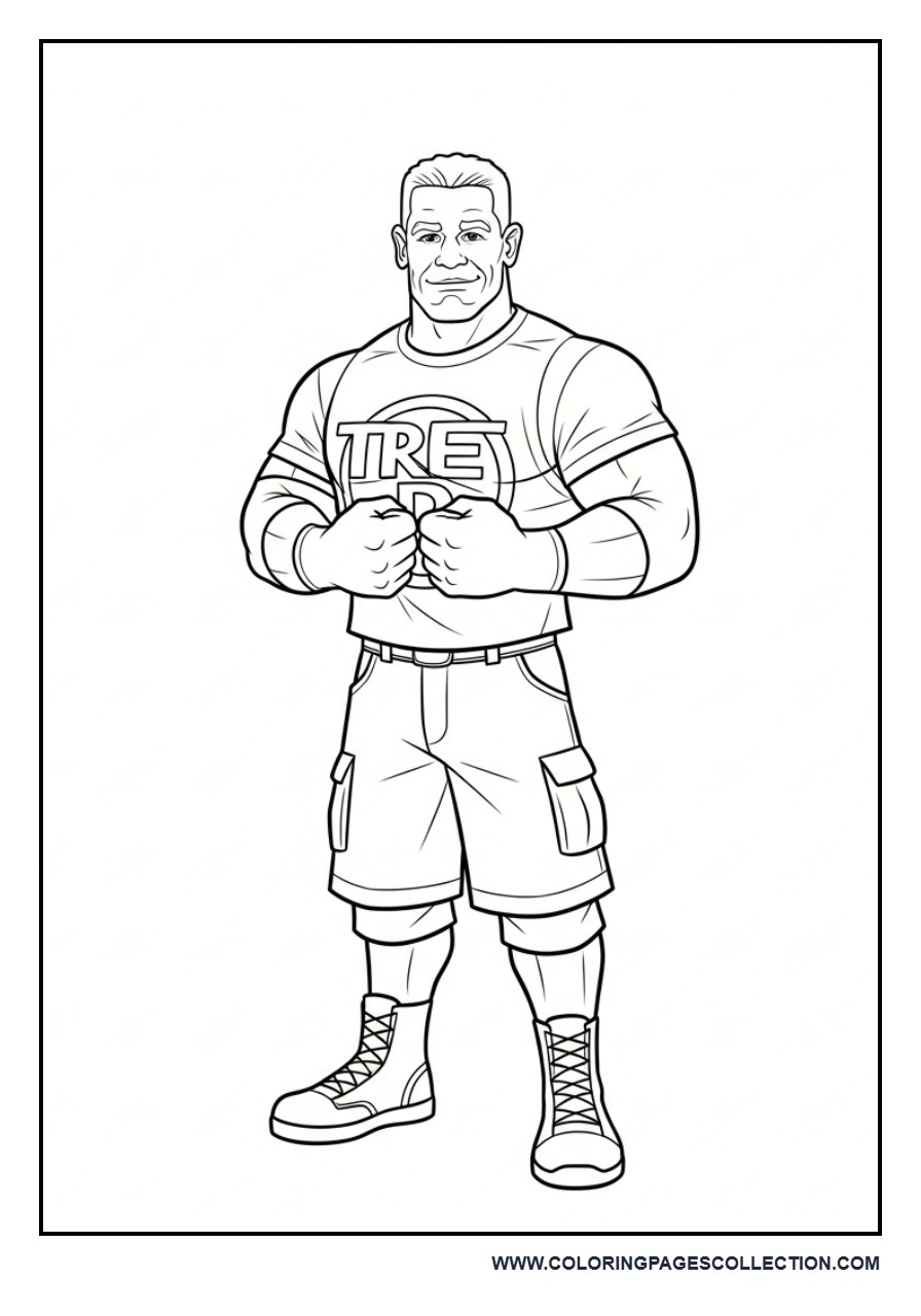 Easy John Cena Standing Pose