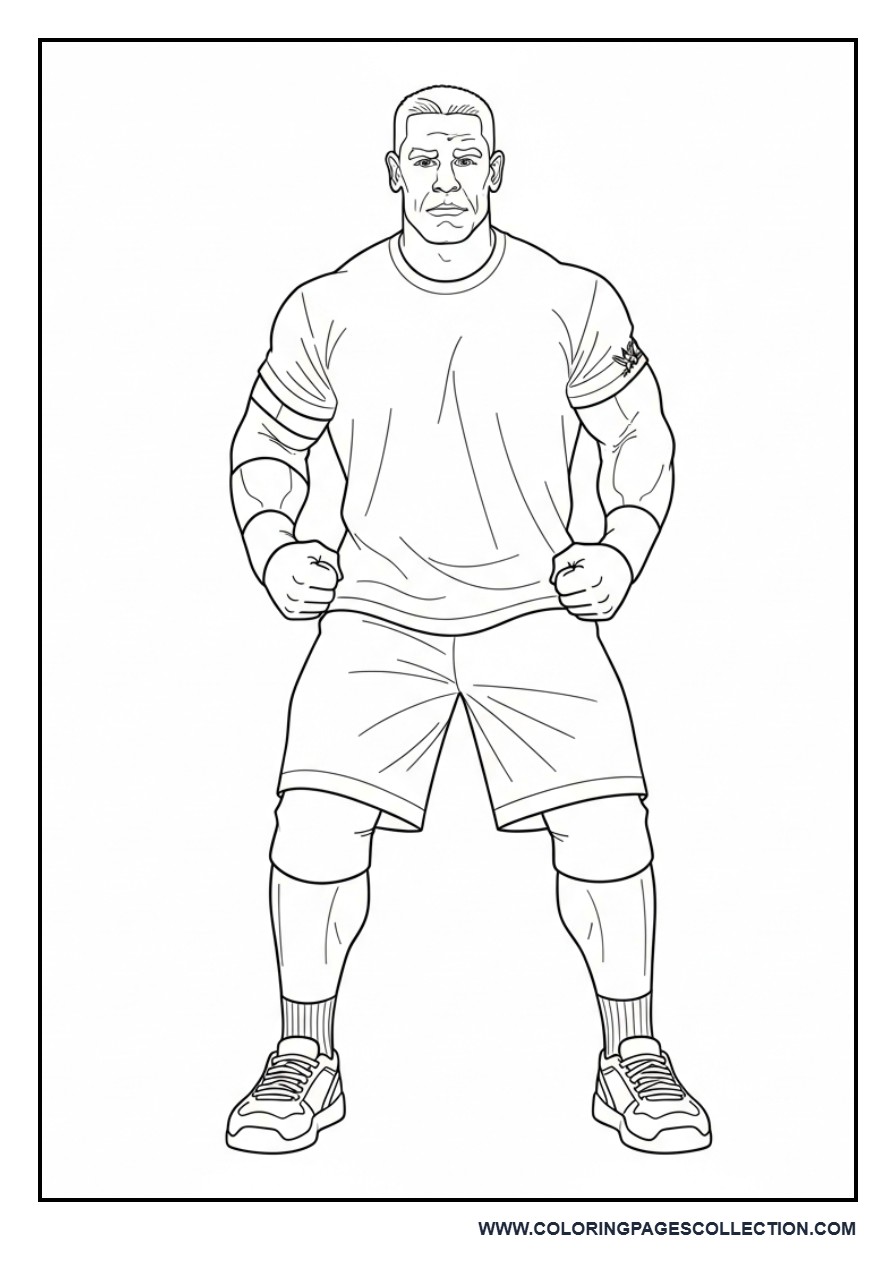 John Cena Action Ready Pose