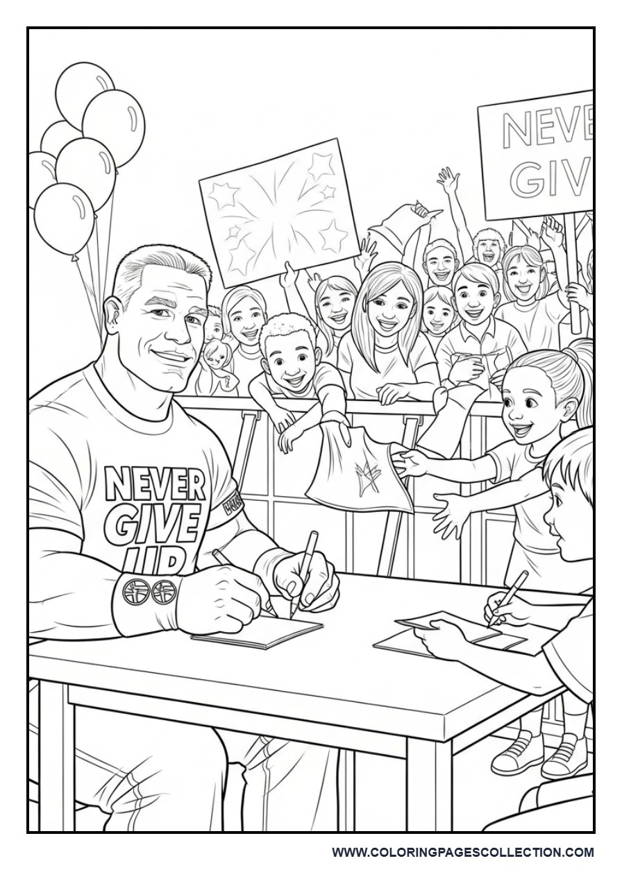 John Cena Signing Autographs
