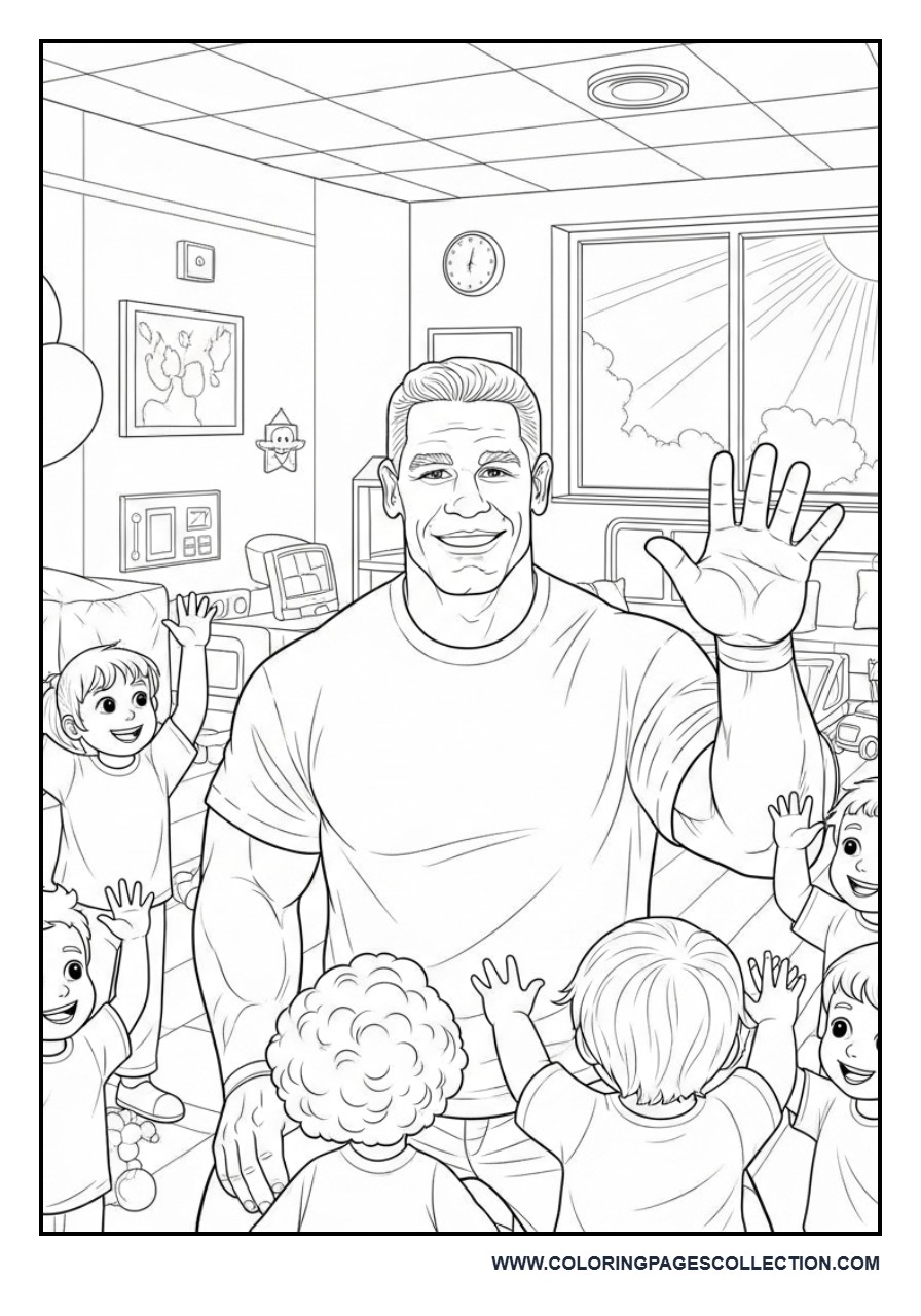 John Cena Visiting a Children's Hospital