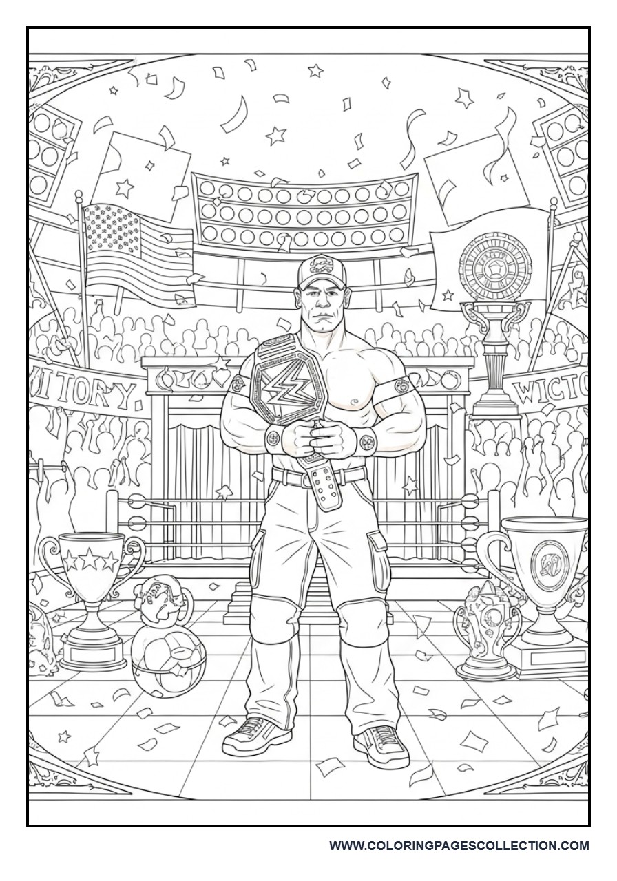 Ultimate John Cena Sports Legend Scene