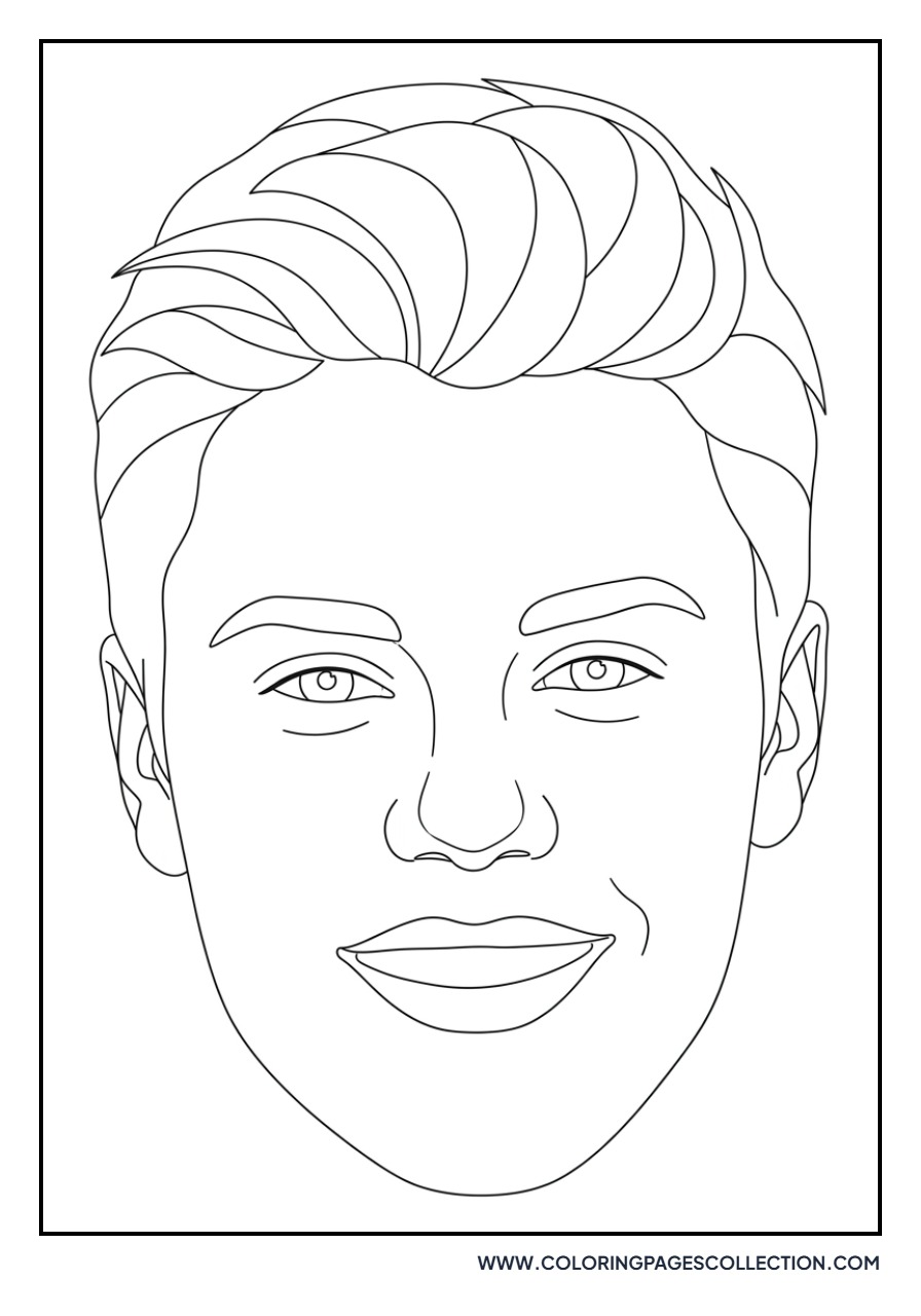 Justin Close Up Face