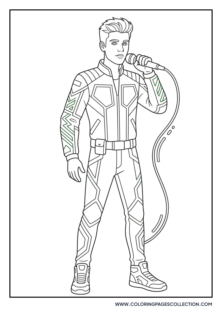 Justin Futuristic Outfit