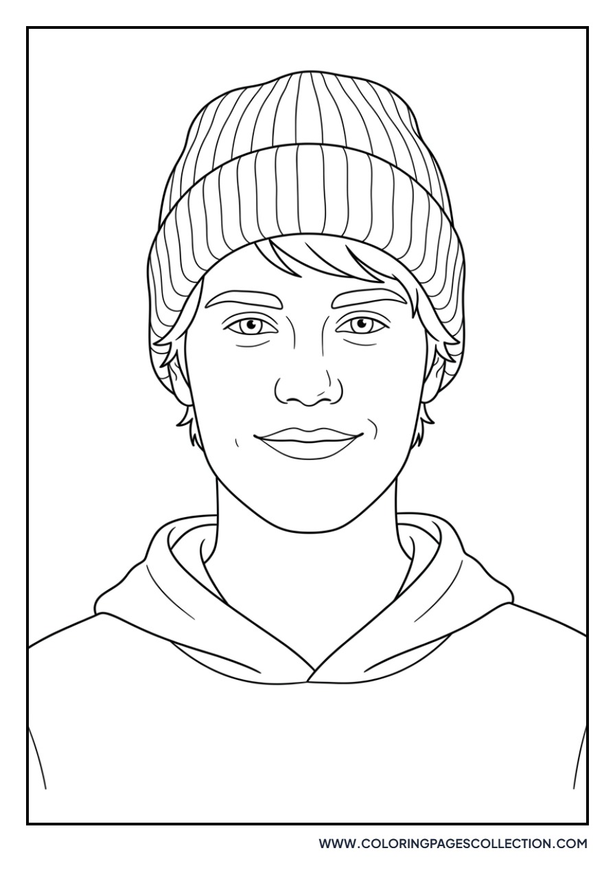 Justin Wearing a Beanie
