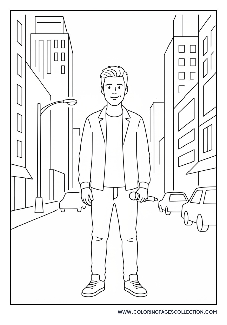Pop Star in City