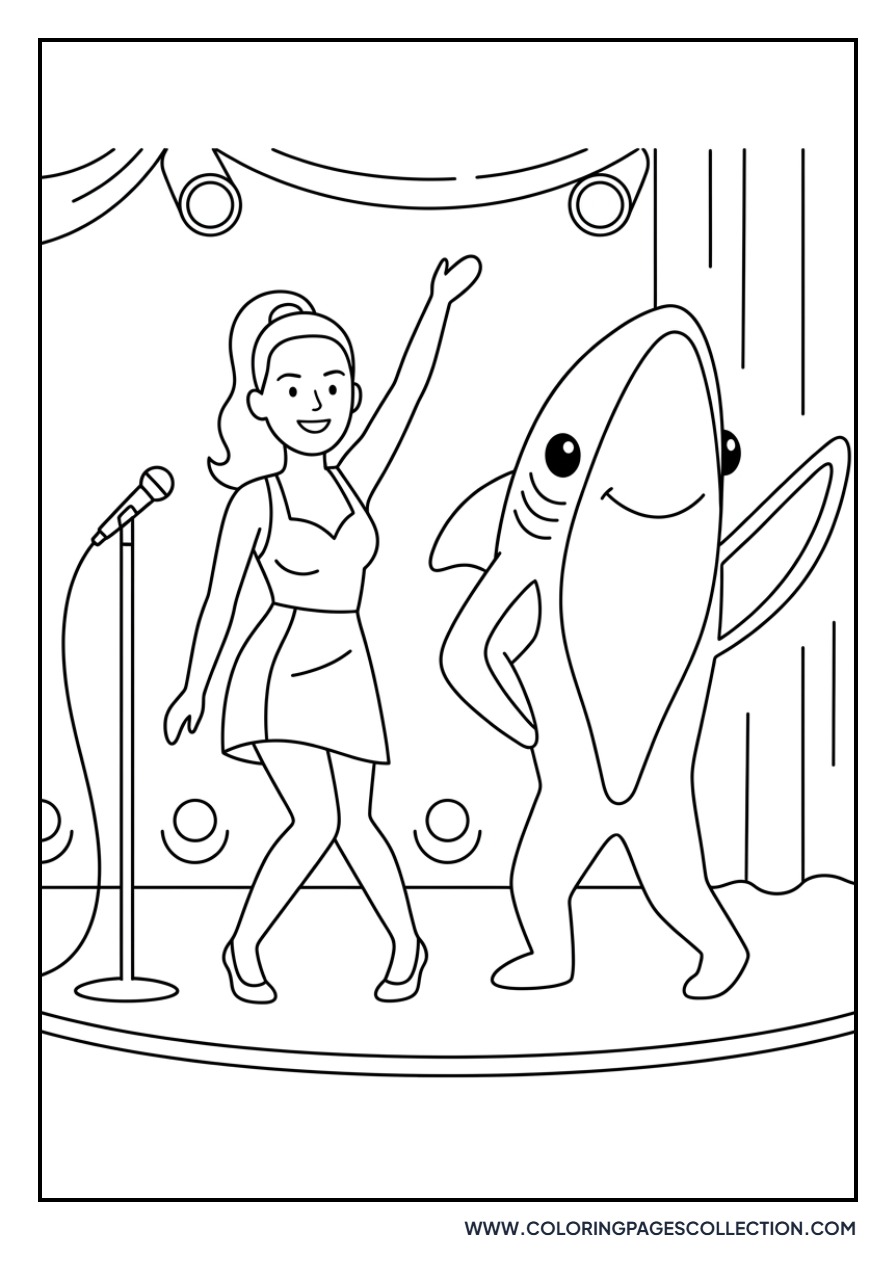 Katy Perry and Left Shark