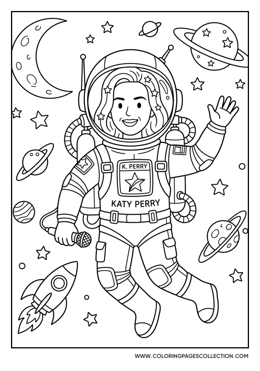 Katy Perry Astronaut Suit