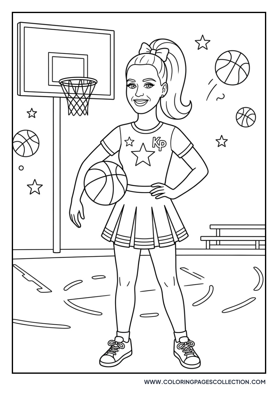Katy Perry Basketball Court
